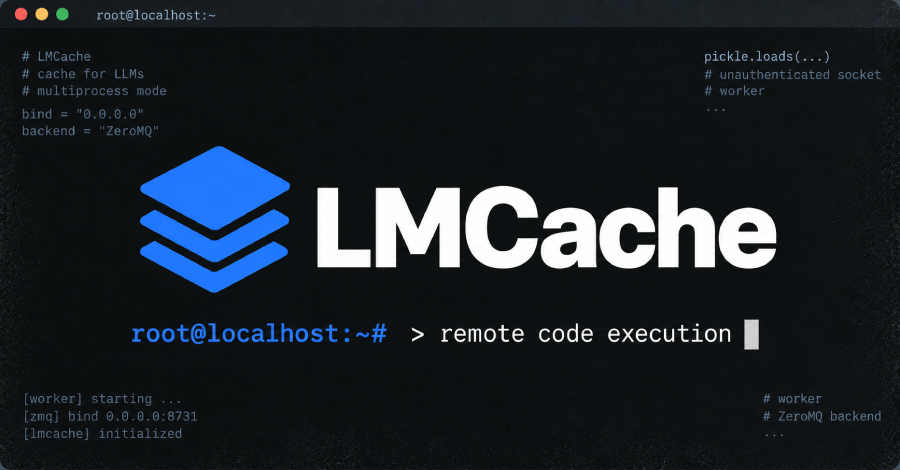 Критическая уязвимость в LMCache позволяет выполнить код без аутентификации Критическая уязвимость в LMCache позволяет выполнить код без аутентификации