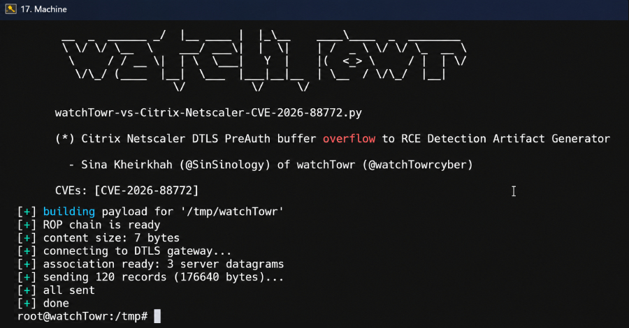 Citrix NetScaler: детали эксплуатации CVE-2026-88772 с выполнением shellcode до аутентификации Citrix NetScaler: детали эксплуатации CVE-2026-88772 с выполнением shellcode до аутентификации
